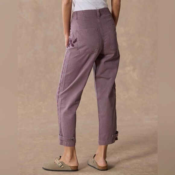 Sundance Shadow Garden Pants NEW with tags Size 14 Nougat - Picture 6 of 15